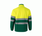 182.FORRO POLAR BICOLOR AV VERDE/AMARILLO FLÚOR 2XL