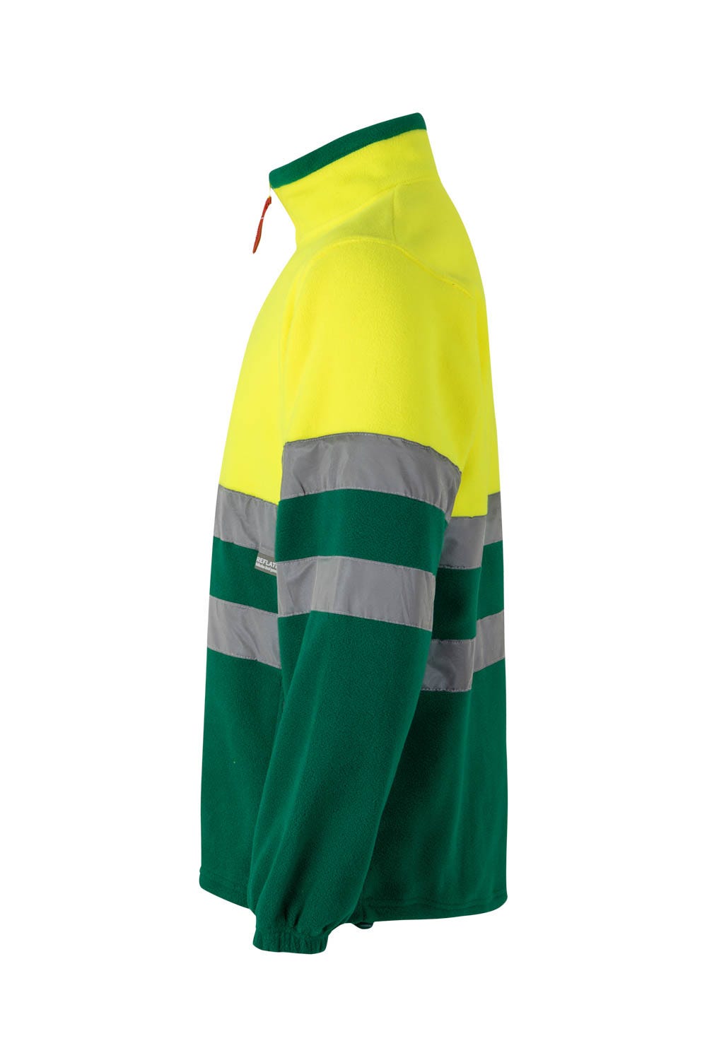 182.FORRO POLAR BICOLOR AV VERDE/AMARILLO FLÚOR 2XL