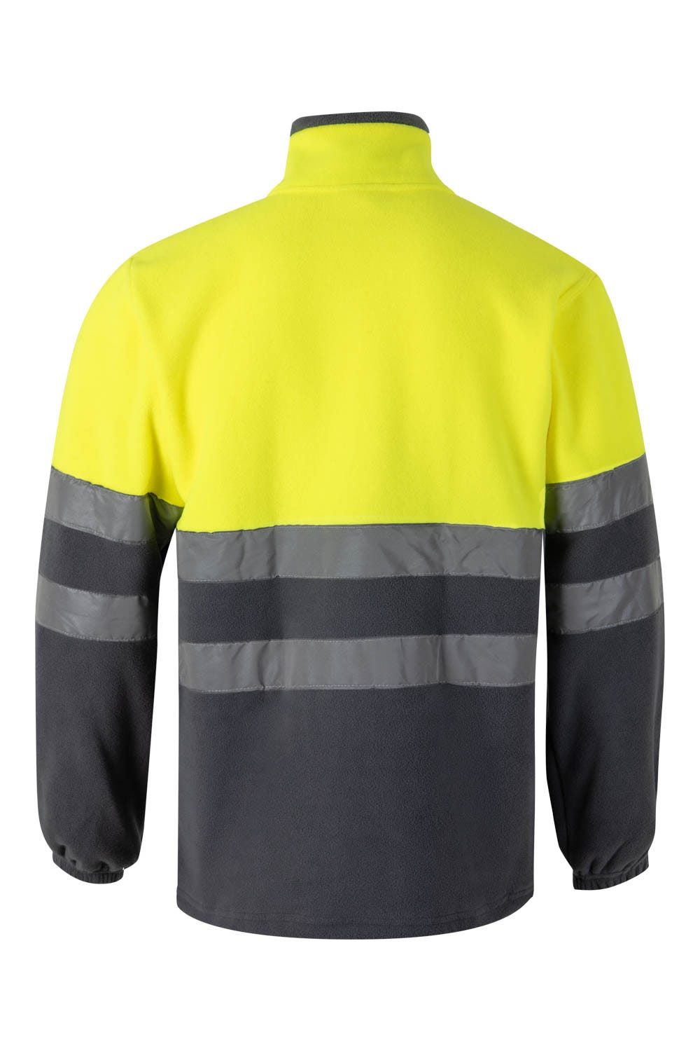 182.FORRO POLAR BICOLOR AV GRIS/AMARILLO FLÚOR 2XL