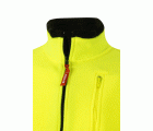 183.CHAQUETA POLAR BICOLOR AV NEGRO/AMARILLO FLÚOR 2XL