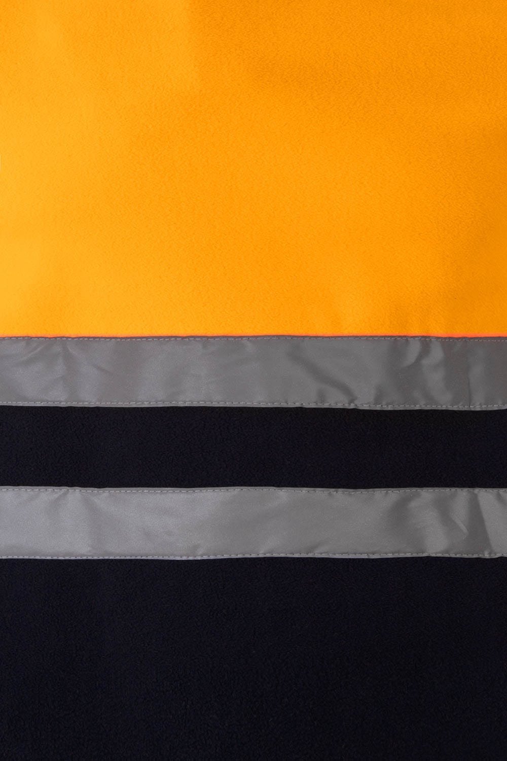 183.CHAQUETA POLAR BICOLOR AV AZUL MARINO/NARANJA FLÚOR 2XL