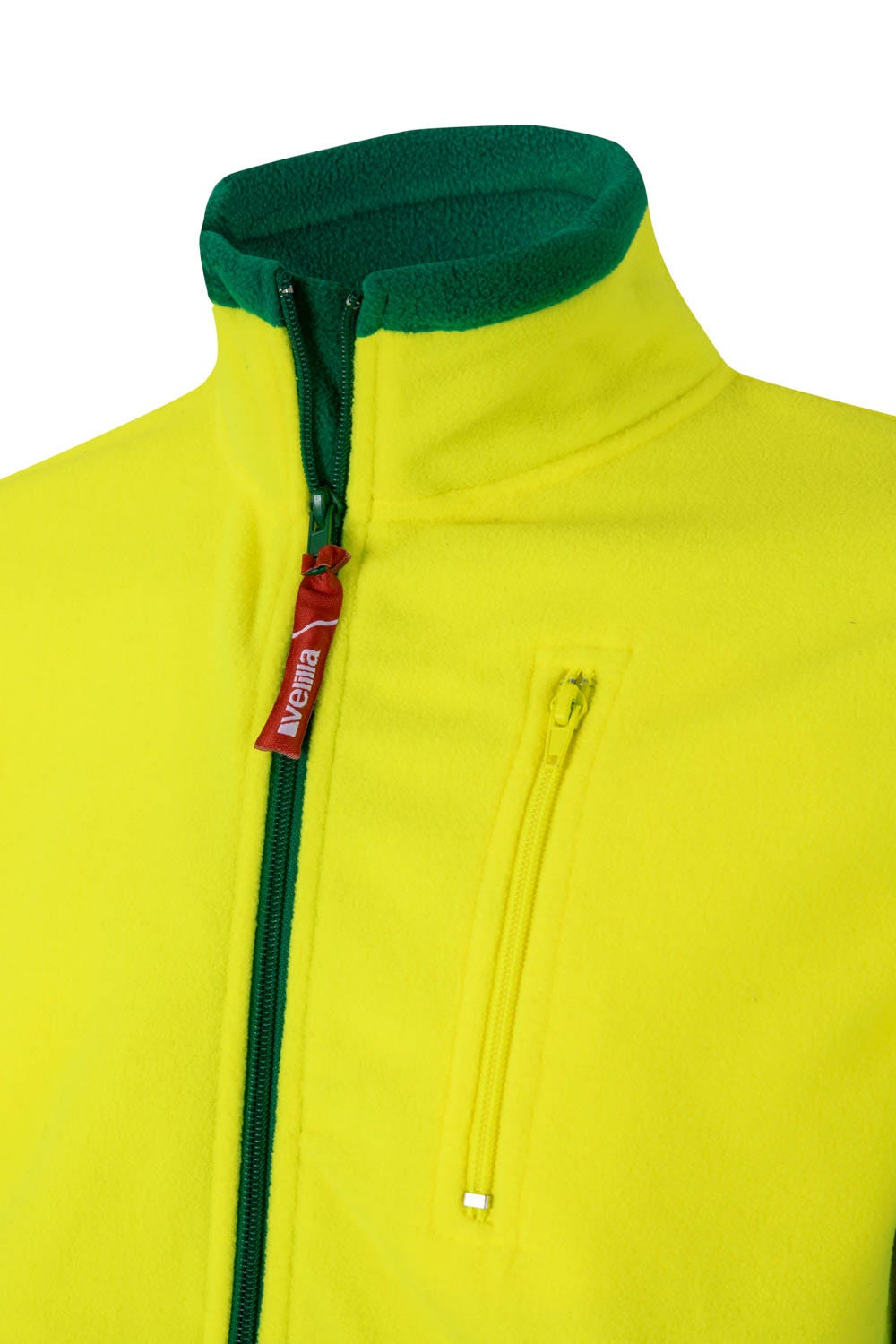183.CHAQUETA POLAR BICOLOR AV VERDE/AMARILLO FLÚOR 2XL