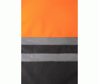 183.CHAQUETA POLAR BICOLOR AV GRIS/NARANJA FLÚOR 2XL