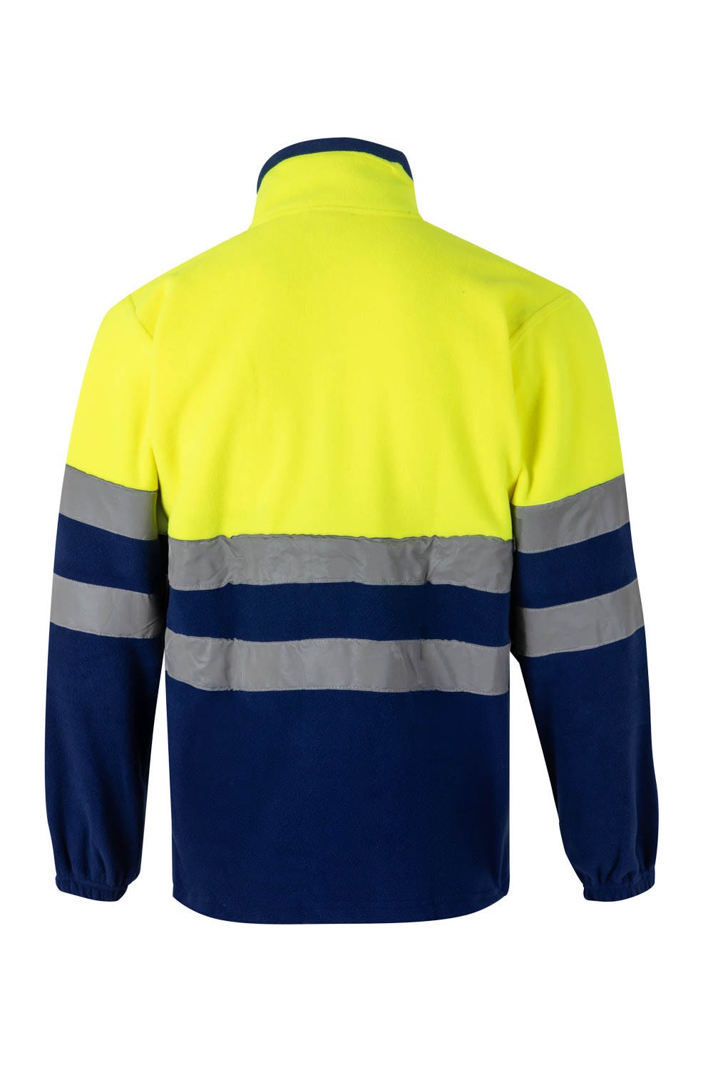 183.CHAQUETA POLAR BICOLOR AV AZULINA/AMARILLO FLÚOR 2XL