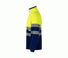 183.CHAQUETA POLAR BICOLOR AV AZULINA/AMARILLO FLÚOR 2XL