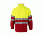183.CHAQUETA POLAR BICOLOR AV ROJO/AMARILLO FLÚOR 2XL