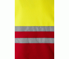 183.CHAQUETA POLAR BICOLOR AV ROJO/AMARILLO FLÚOR 2XL