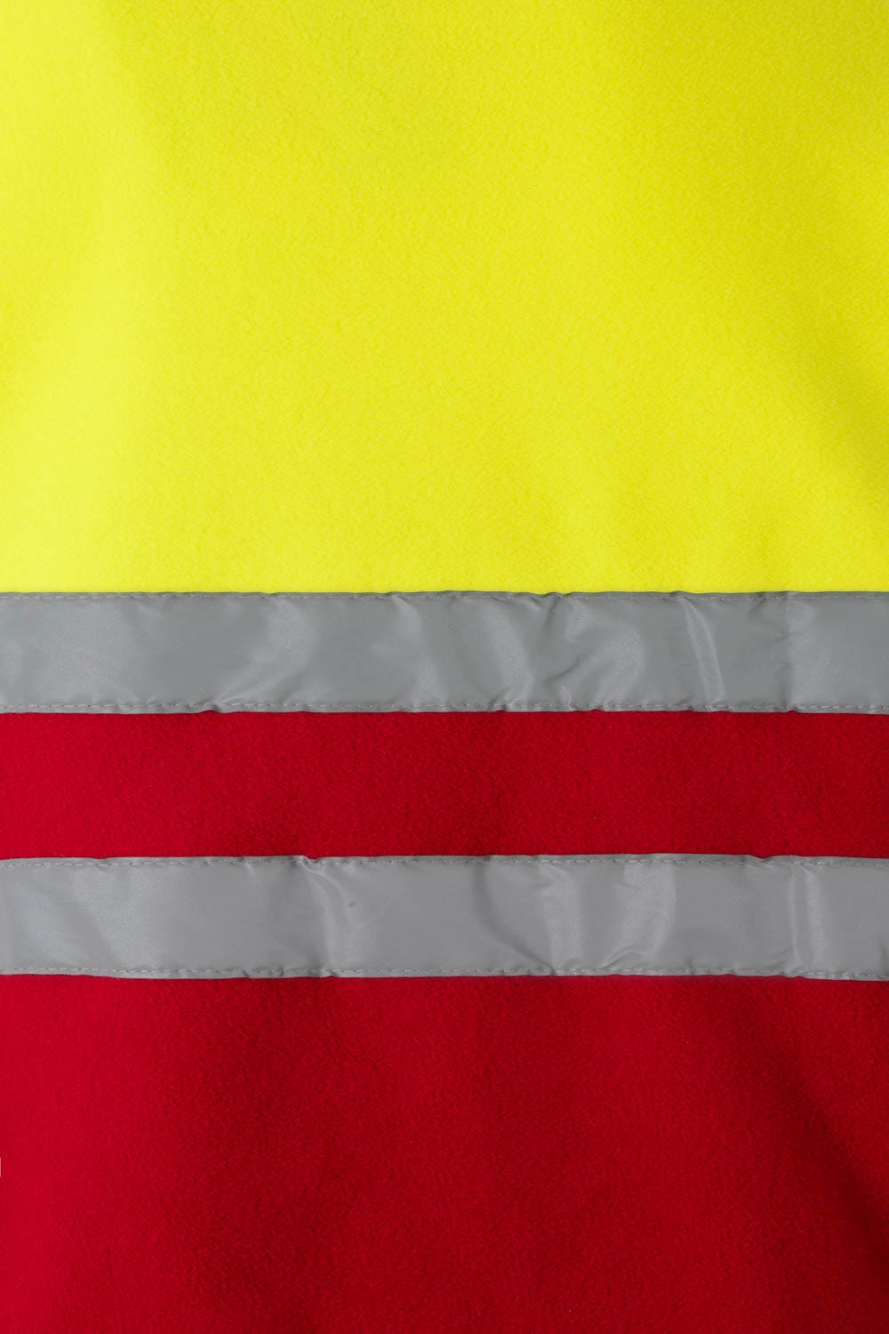 183.CHAQUETA POLAR BICOLOR AV ROJO/AMARILLO FLÚOR 2XL