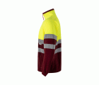 183.CHAQUETA POLAR BICOLOR AV GRANATE/AMARILLO FLÚOR 2XL