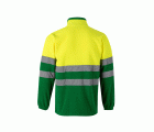183.CHAQUETA POLAR BICOLOR AV VERDE HIERBA/AMARILLO FLÚOR 2XL