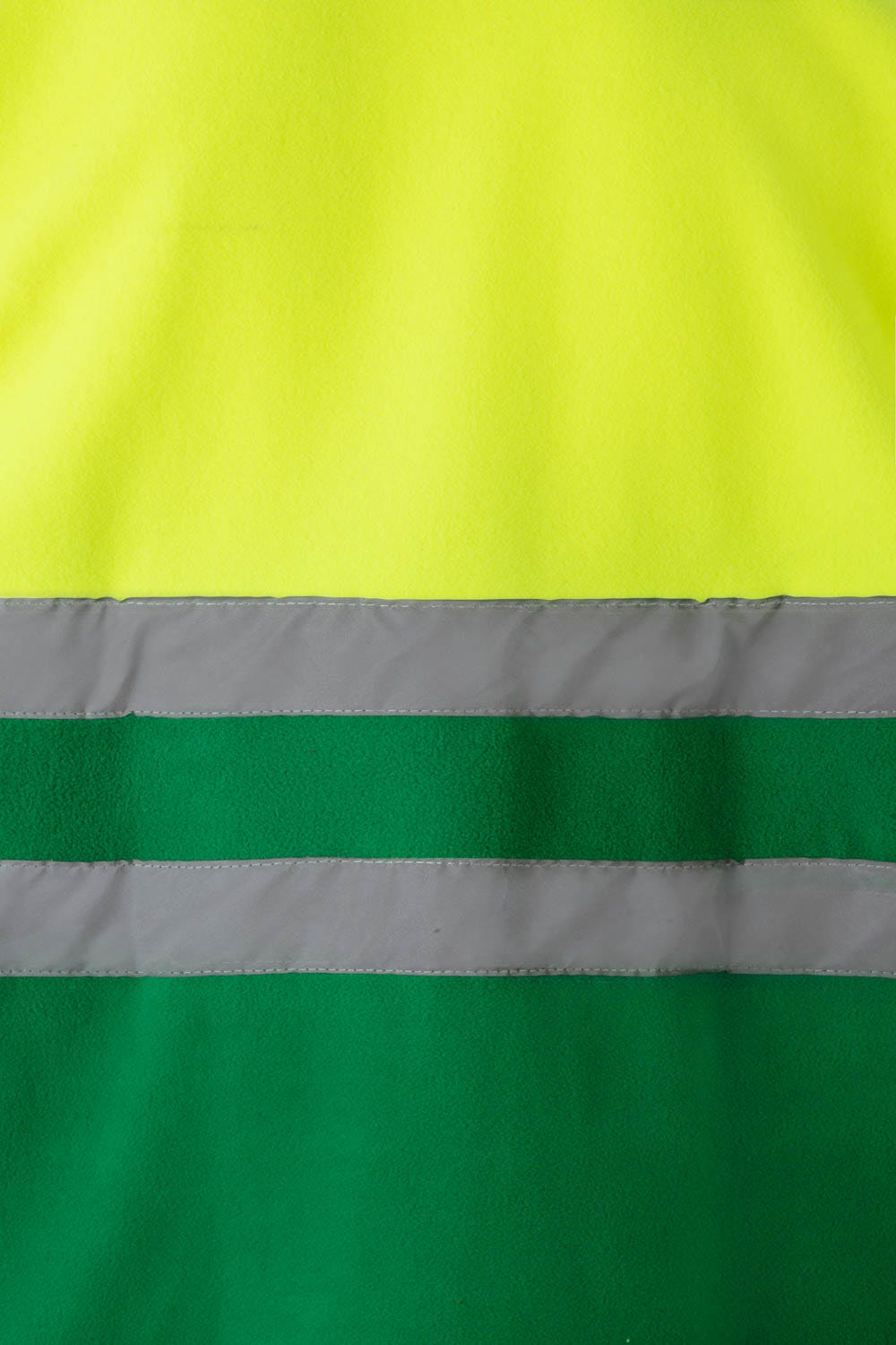 183.CHAQUETA POLAR BICOLOR AV VERDE HIERBA/AMARILLO FLÚOR 2XL