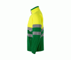 183.CHAQUETA POLAR BICOLOR AV VERDE HIERBA/AMARILLO FLÚOR 2XL