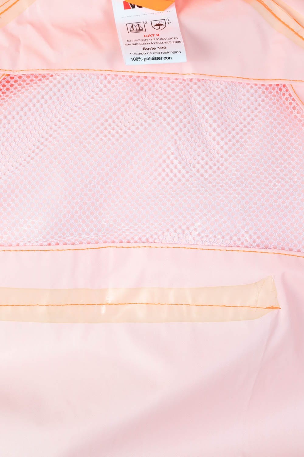 189.TRAJE LLUVIA AV NARANJA FLÚOR 2XL