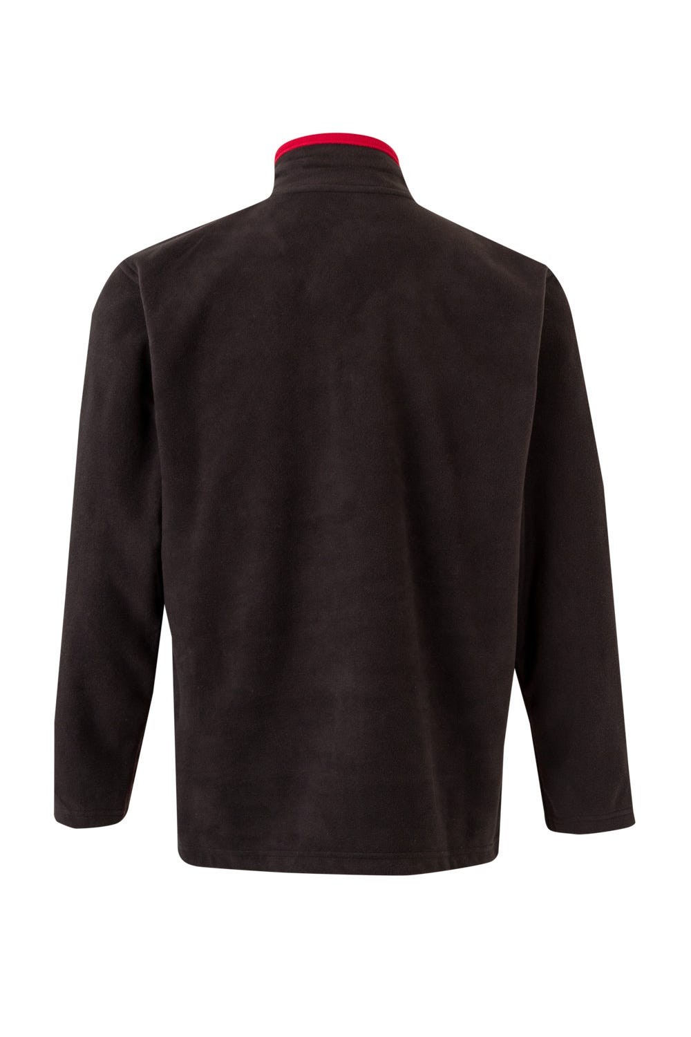 201504.CHAQUETA POLAR BICOLOR NEGRO/ROJO 2XL