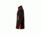 201504.CHAQUETA POLAR BICOLOR NEGRO/NARANJA 2XL