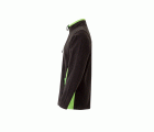201504.CHAQUETA POLAR BICOLOR NEGRO/VERDE LIMA 2XL