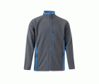 201504.CHAQUETA POLAR BICOLOR GRIS/CELESTE 2XL