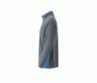 201504.CHAQUETA POLAR BICOLOR GRIS/CELESTE 2XL