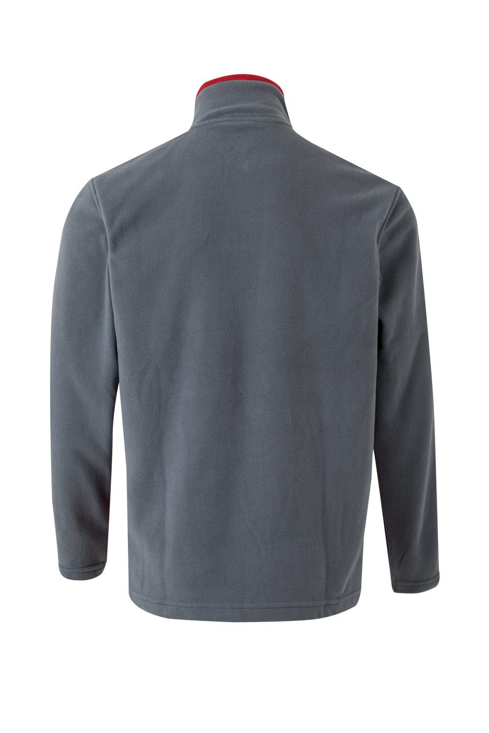201504.CHAQUETA POLAR BICOLOR GRIS/ROJO 2XL