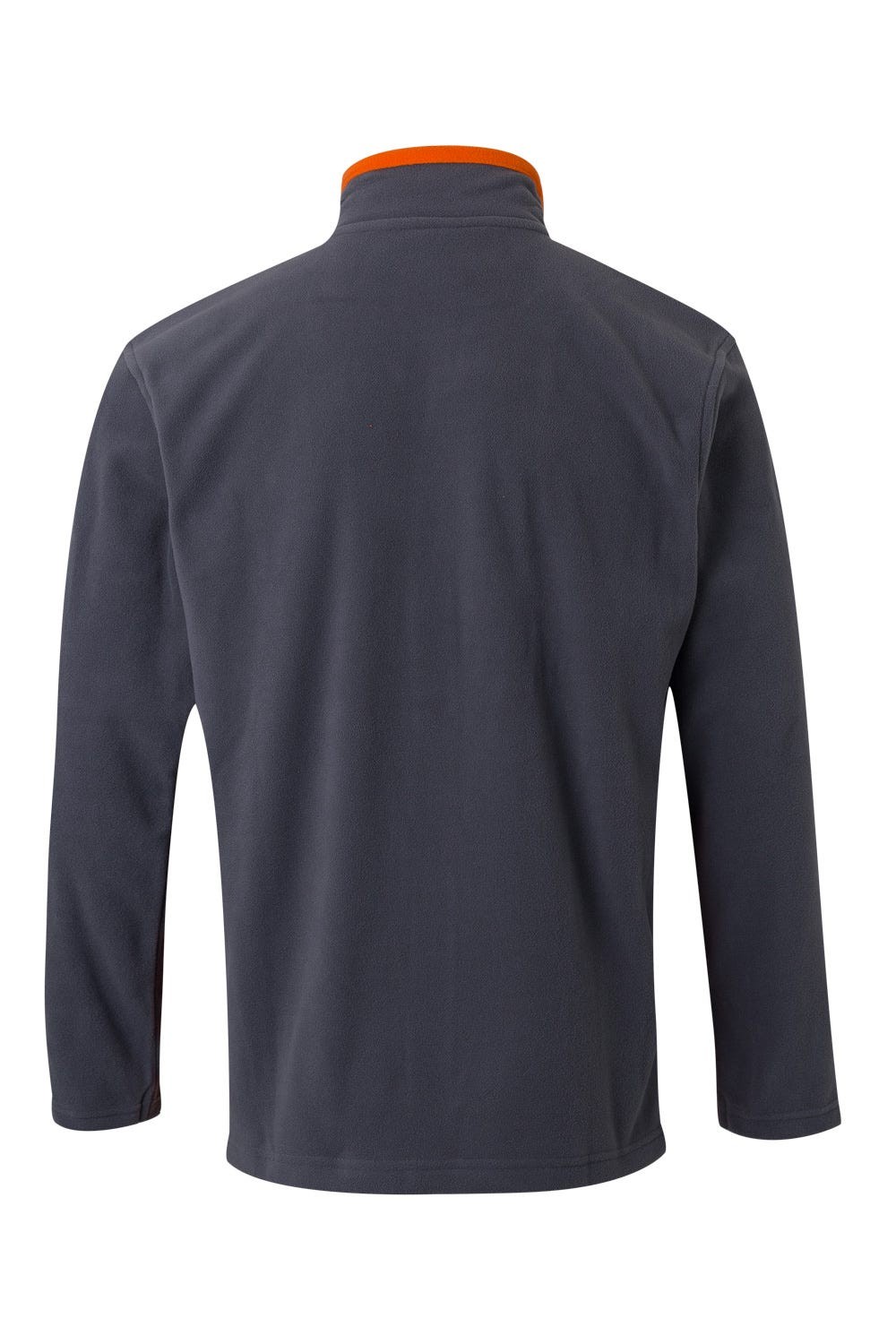 201504.CHAQUETA POLAR BICOLOR GRIS/NARANJA 2XL