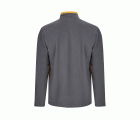 201504.CHAQUETA POLAR BICOLOR GRIS/AMARILLO XS