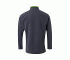 201504.CHAQUETA POLAR BICOLOR GRIS/VERDE LIMA 2XL