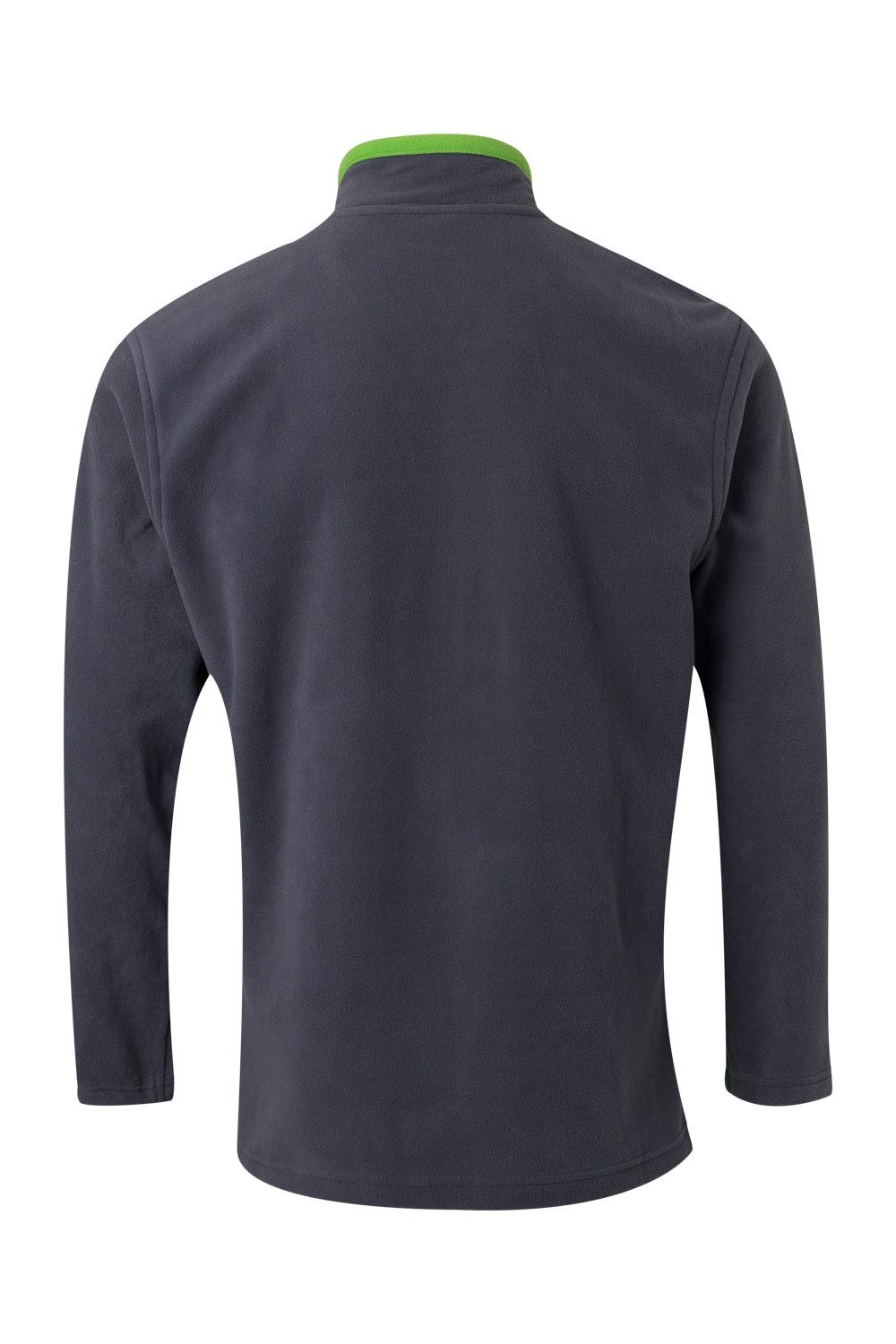 201504.CHAQUETA POLAR BICOLOR GRIS/VERDE LIMA 2XL