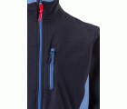 201504.CHAQUETA POLAR BICOLOR AZUL NAVY/CELESTE 2XL