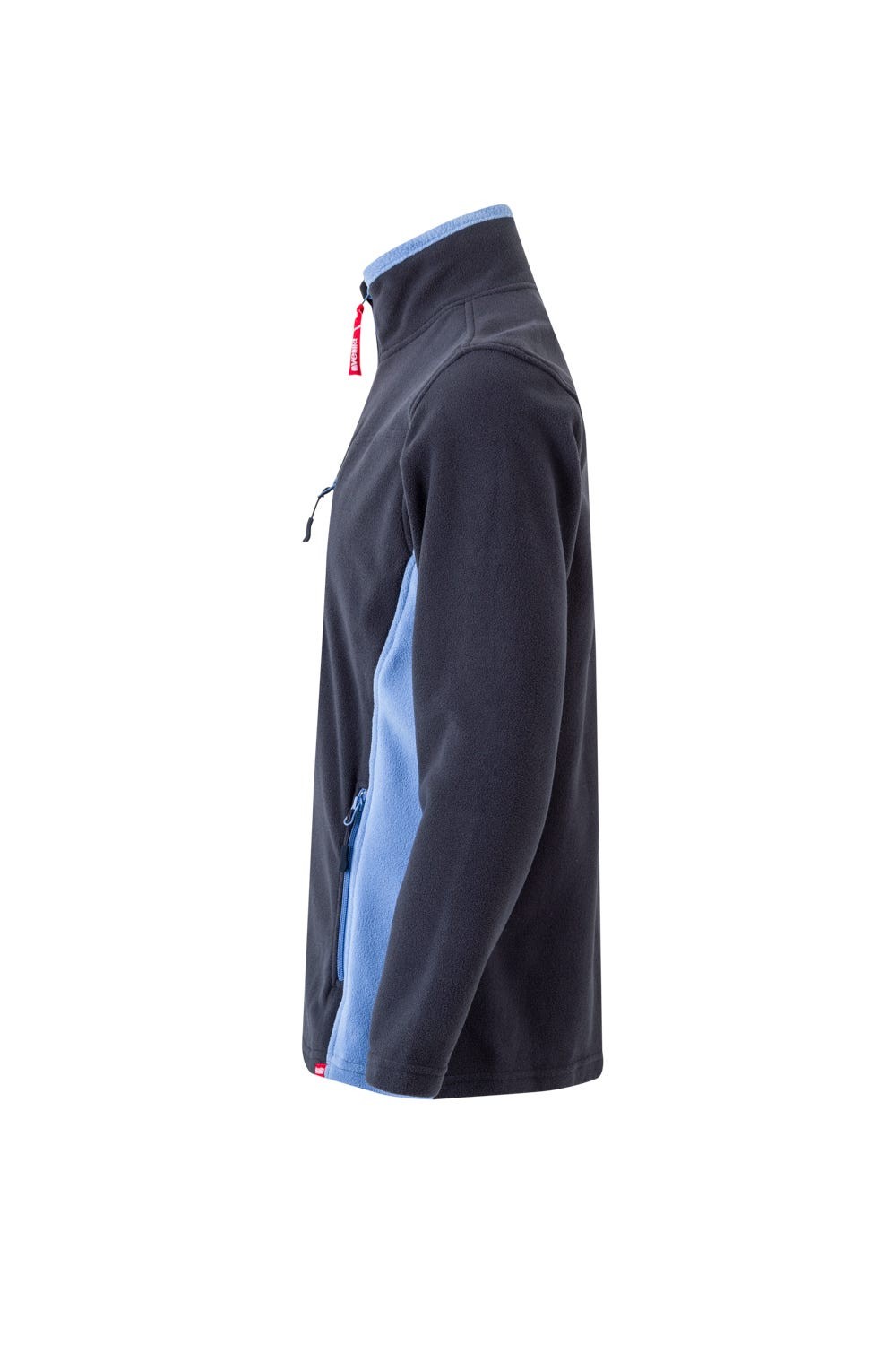 201504.CHAQUETA POLAR BICOLOR AZUL NAVY/CELESTE 2XL
