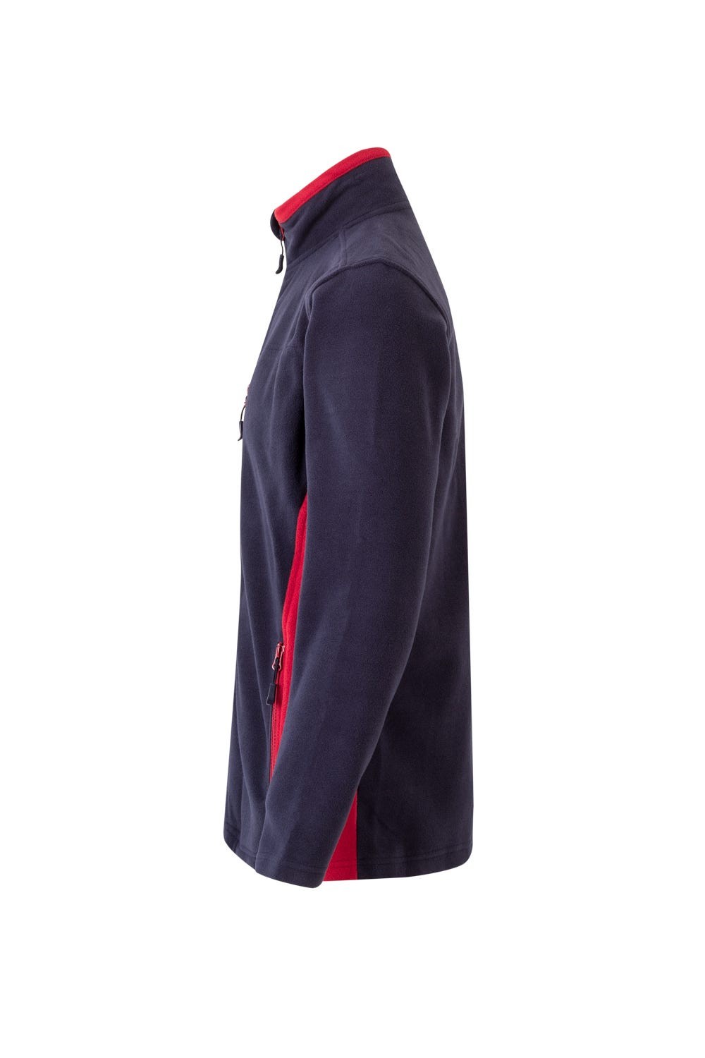 201504.CHAQUETA POLAR BICOLOR AZUL NAVY/ROJO 2XL