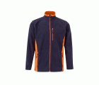 201504.CHAQUETA POLAR BICOLOR AZUL NAVY/NARANJA 2XL