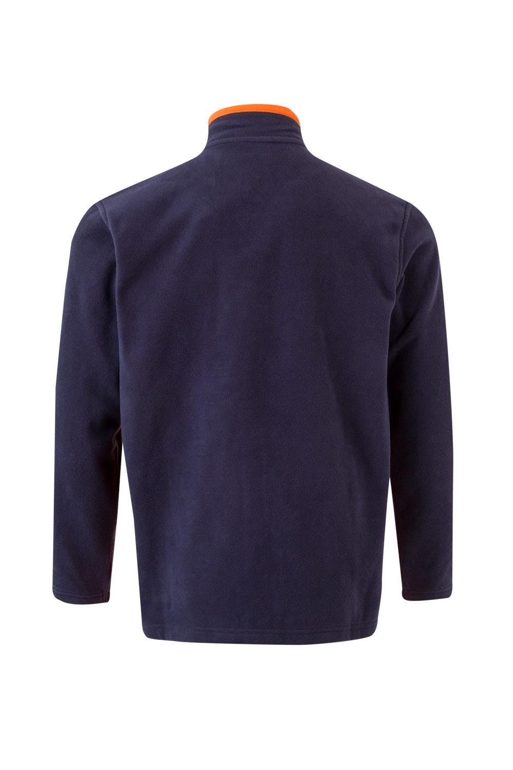 201504.CHAQUETA POLAR BICOLOR AZUL NAVY/NARANJA 2XL