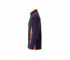 201504.CHAQUETA POLAR BICOLOR AZUL NAVY/NARANJA 2XL