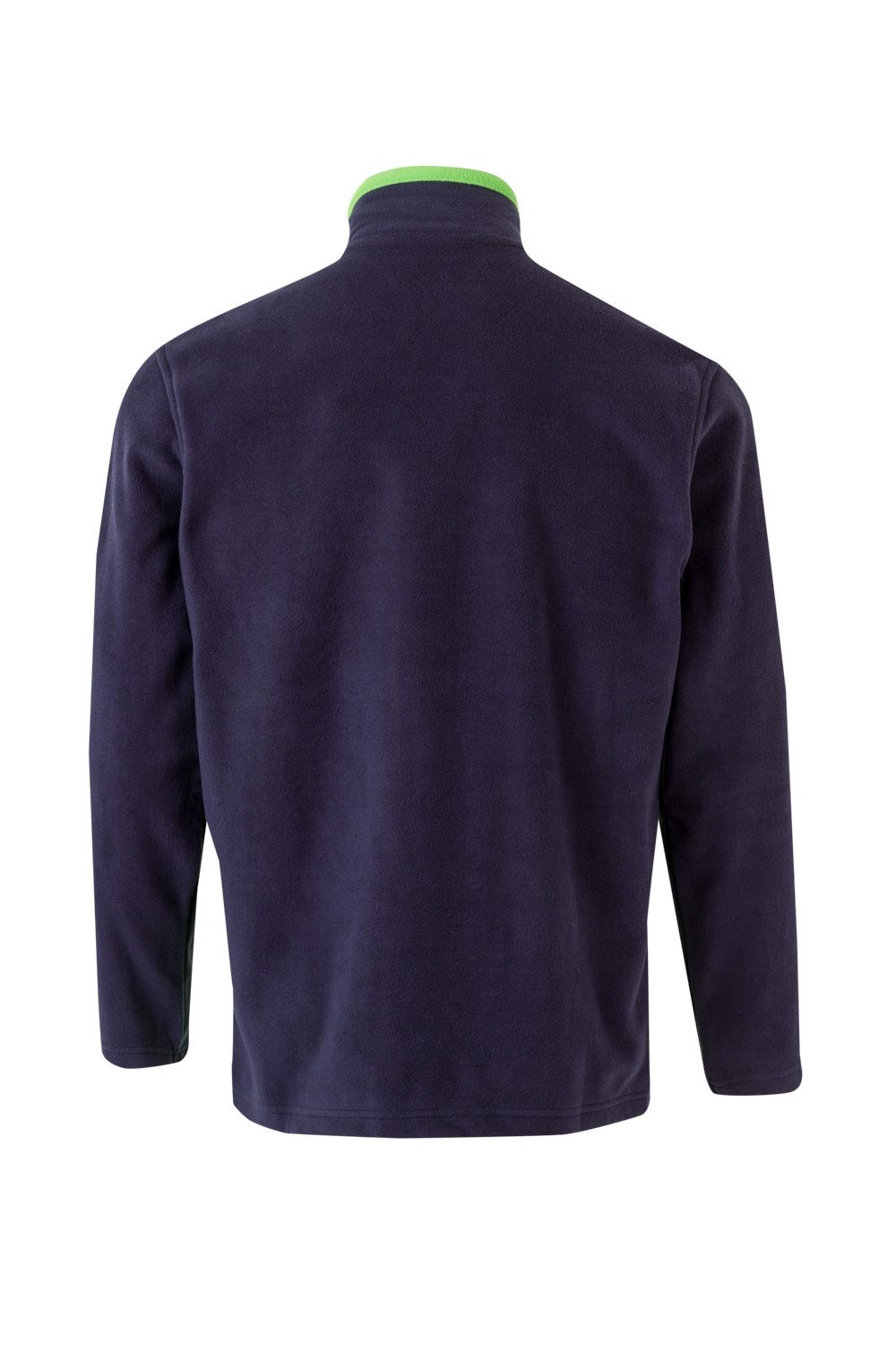 201504.CHAQUETA POLAR BICOLOR AZUL NAVY/VERDE LIMA 2XL