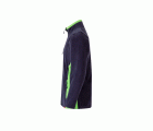 201504.CHAQUETA POLAR BICOLOR AZUL NAVY/VERDE LIMA 2XL