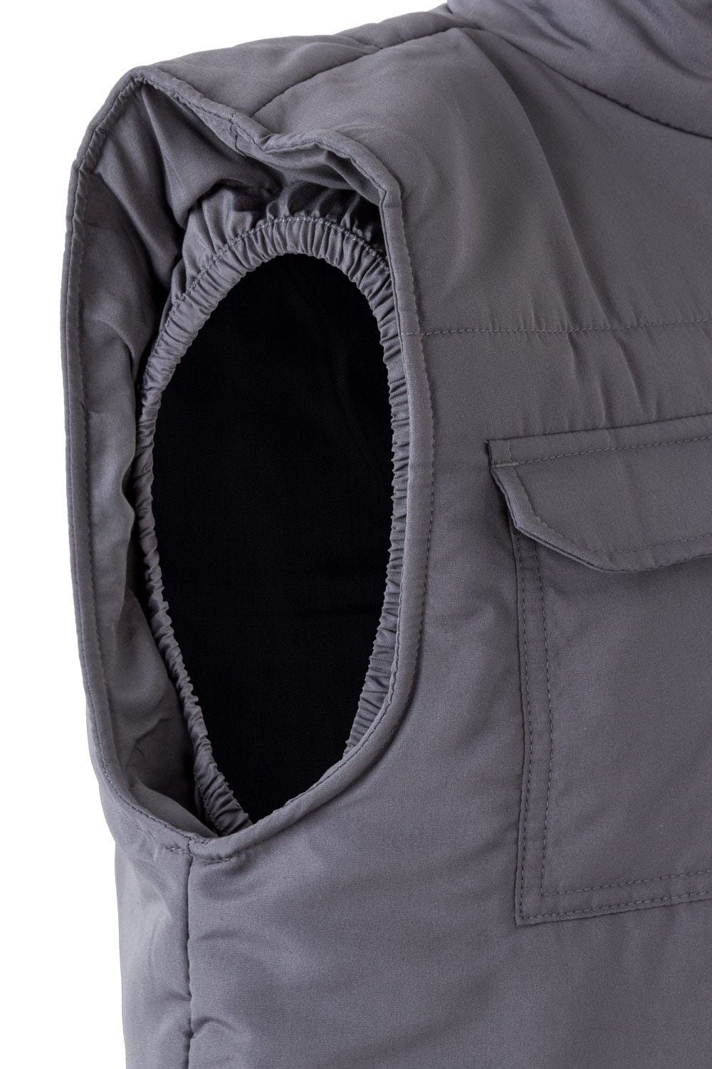 205901.CHALECO ACOLCHADO GRIS 2XL