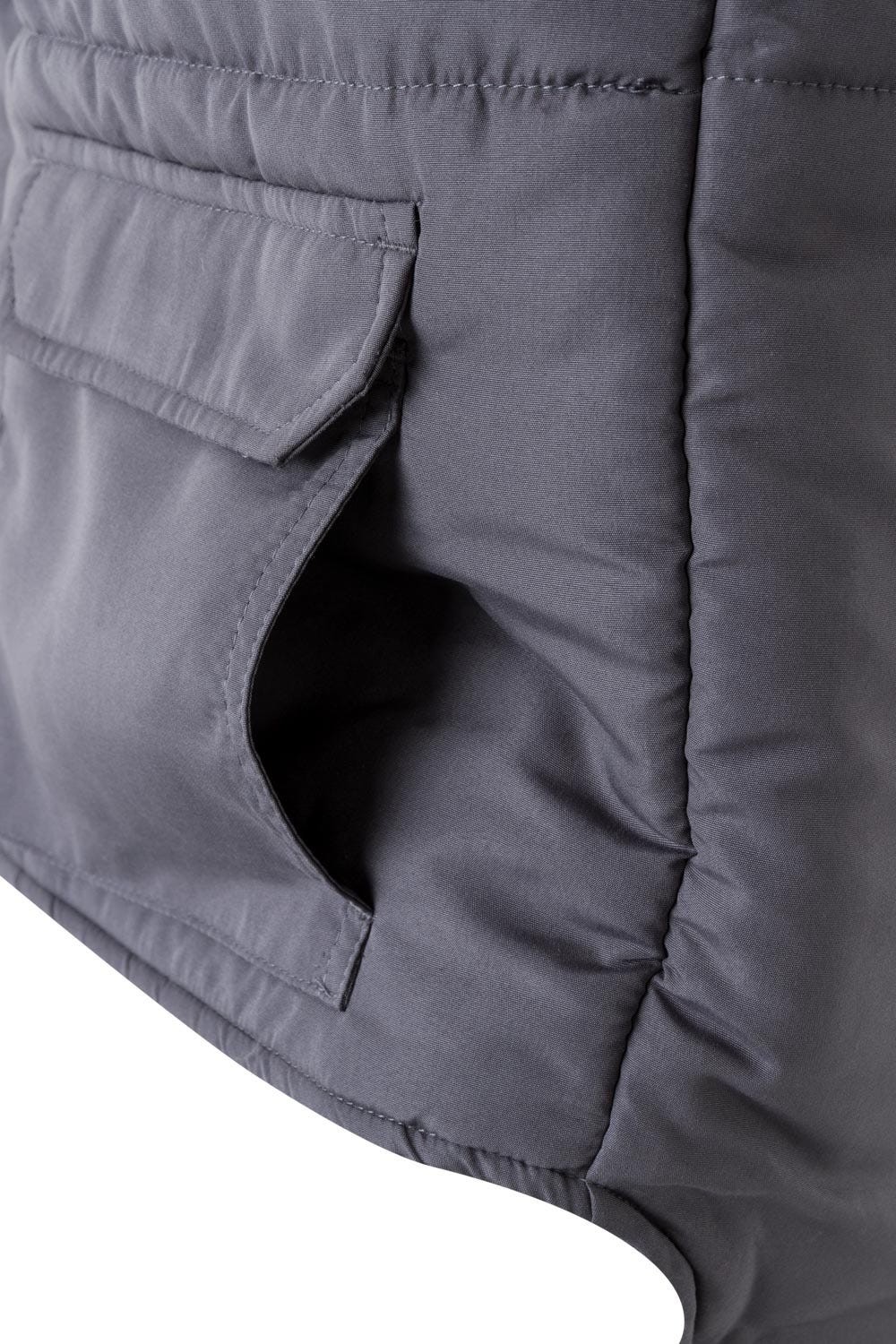 205901.CHALECO ACOLCHADO GRIS 2XL