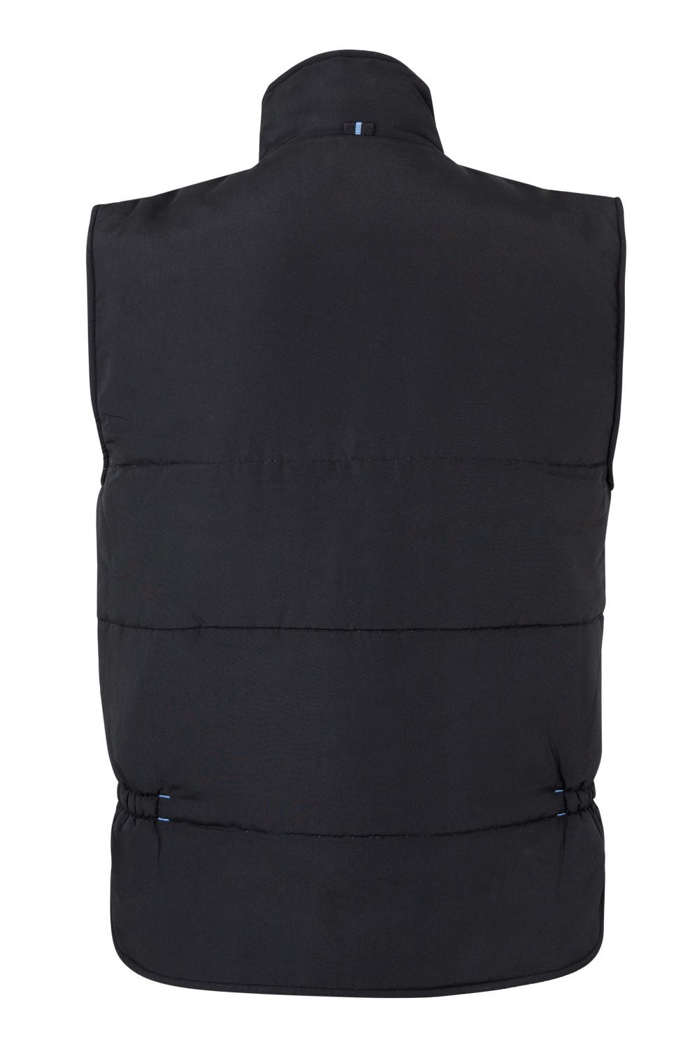 205902.CHALECO ACOLCHADO BICOLOR NEGRO/CELESTE 2XL