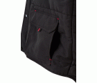 205902.CHALECO ACOLCHADO BICOLOR NEGRO/ROJO 2XL