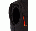 205902.CHALECO ACOLCHADO BICOLOR NEGRO/NARANJA 2XL