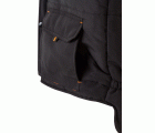 205902.CHALECO ACOLCHADO BICOLOR NEGRO/NARANJA 2XL
