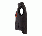205902.CHALECO ACOLCHADO BICOLOR NEGRO/NARANJA 2XL