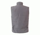 205902.CHALECO ACOLCHADO BICOLOR GRIS/CELESTE 2XL