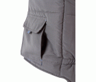 205902.CHALECO ACOLCHADO BICOLOR GRIS/CELESTE 2XL