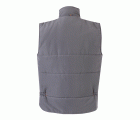 205902.CHALECO ACOLCHADO BICOLOR GRIS/NARANJA 2XL