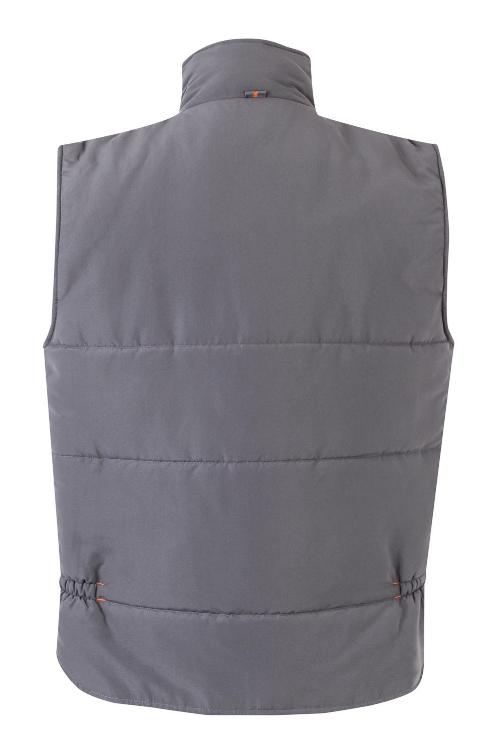 205902.CHALECO ACOLCHADO BICOLOR GRIS/NARANJA 2XL