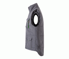 205902.CHALECO ACOLCHADO BICOLOR GRIS/VERDE LIMA 2XL