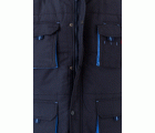 205902.CHALECO ACOLCHADO BICOLOR AZUL NAVY/CELESTE 2XL