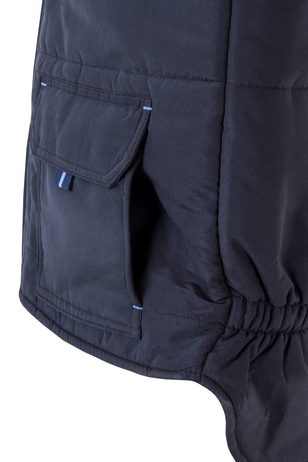 205902.CHALECO ACOLCHADO BICOLOR AZUL NAVY/CELESTE 2XL