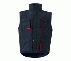 205902.CHALECO ACOLCHADO BICOLOR AZUL NAVY/ROJO 2XL